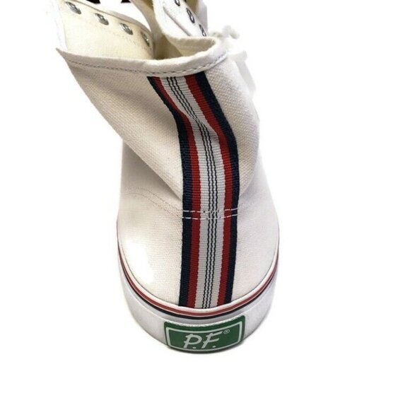 PJ Flyers By New Balance Mens Center Hi Fashion Canvas Sneakers White Size 17 - Picture 5 of 10